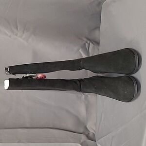 Comfy Moda, Women's Tall Boots, Leather, Waterproof, Fleece Lined, Black,Size 11